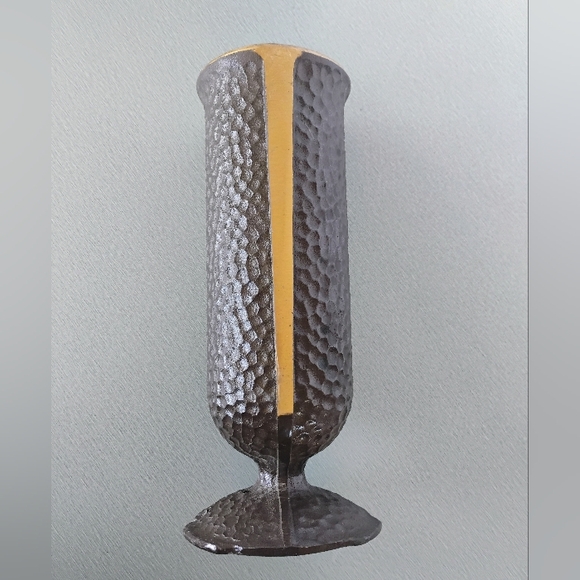 Vintage Bronze Memorial Cemetery Vase - Picture 2 of 5